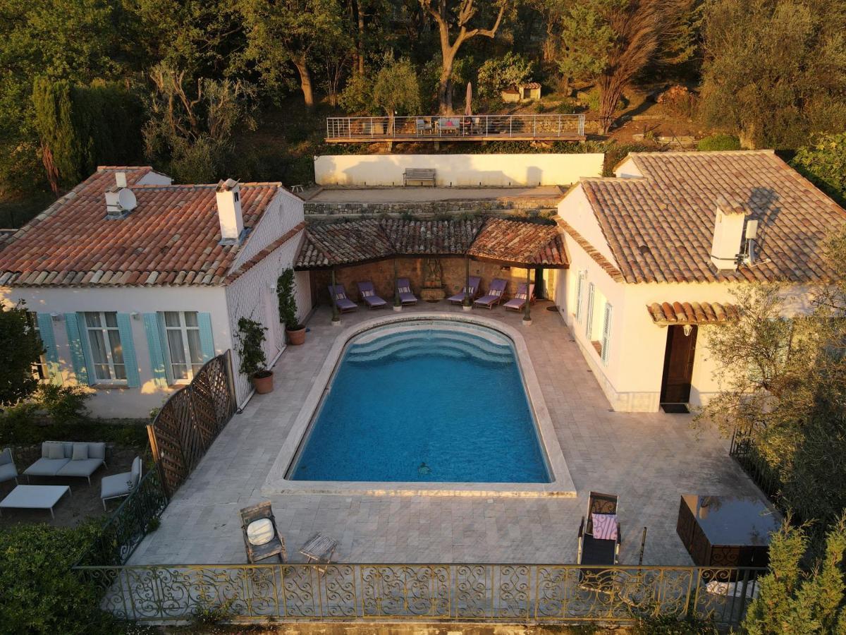Apartment Cezanne With Heated Pool And Private Garden Chateauneuf-Grasse Zewnętrze zdjęcie